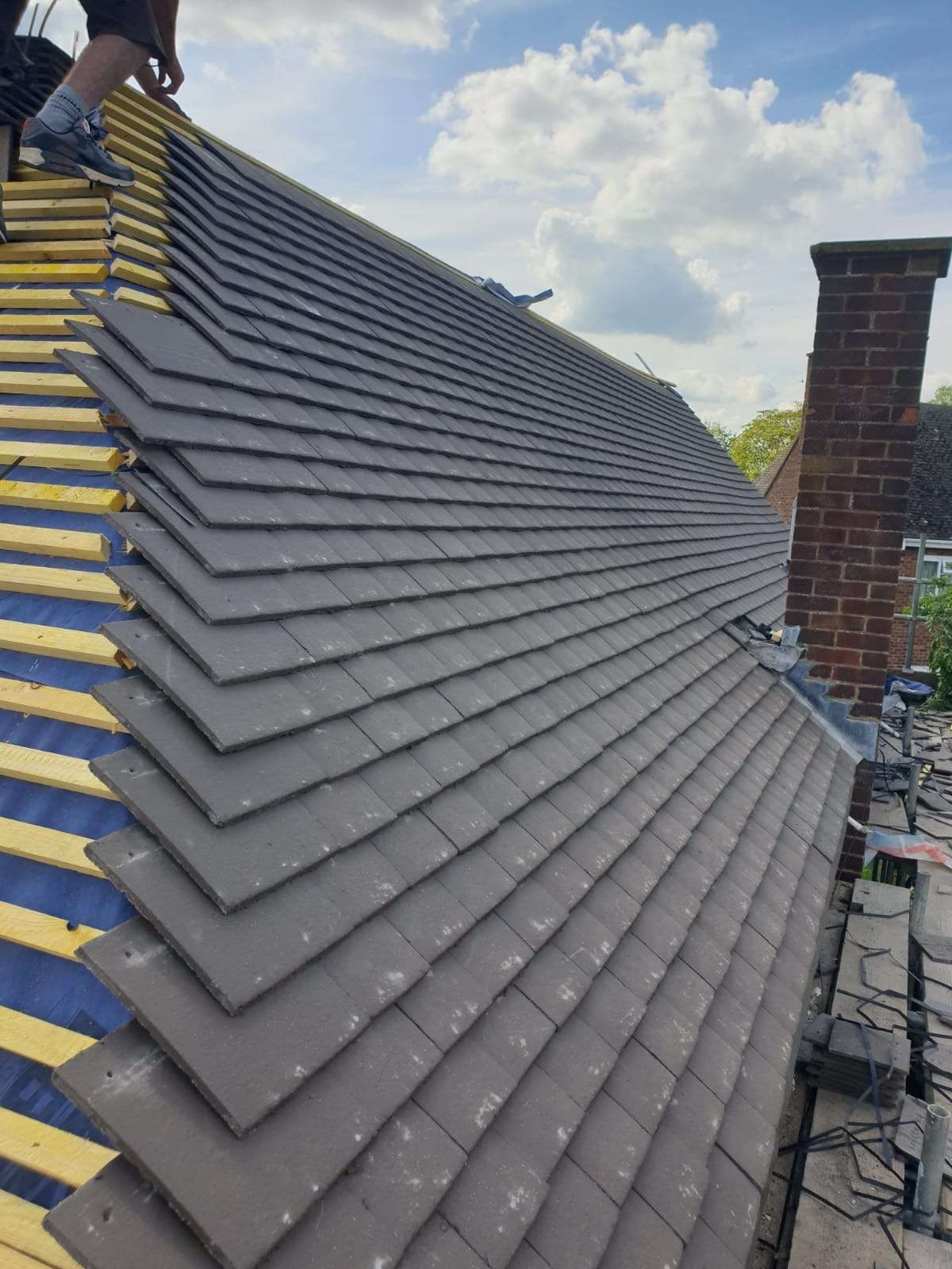 Roof in Trumpington, Cambridge